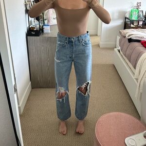 AGOLDE | 90s Mid Rise Straight Fit Jeans (size 24)